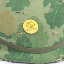 Vietnam Helmet Badge Waste Enemies Pin Button Badge