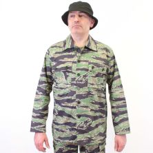 Vietnam Late War Lightweight Sparse Tiger Stripe Camouflage Shirt