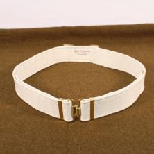 1937 Webbing Belt MP White