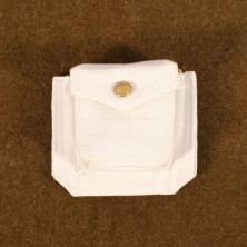 1937 Webbing Pistol Ammo Pouch MP White