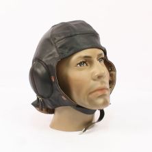 RAF B Type Leather Pilots Flying Helmet