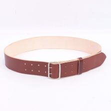 Wide Officers Double Claw Belt Brown by Richard Underwood