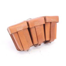WW1 German M1909 Light Brown Gew98 Ammo Pouch x 1