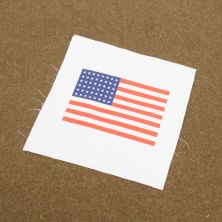 WW2 48 star arm US flag on cotton cloth