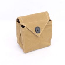 WW2 American Paratrooper Rigger Pouch Medium OD3 tan/khaki by Kay Canvas