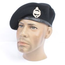 WW2 British Army Royal Tank Regiment & Armoured Corp Black Beret by Kay Headdress 