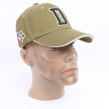 US Army WW2 D Day US Landing Units Baseball Cap Green