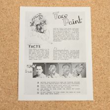 WW2 Face Paint Instructions original