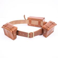 WW2 Japanese rifle leather belt set type 99 Russet Brown