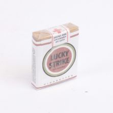 WW2 Lucky Strike Cigarettes White Pack Replica Pack Empty