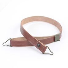 WW2 M1 Helmet Liner Leather Chinstrap. Dark Brown