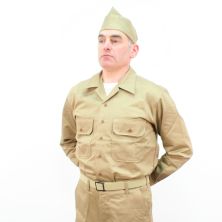 WW2 Mans Summer Service Shirt Chino by Kay Canvas