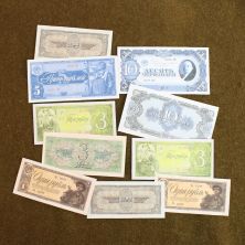 WW2 Russian Rubles Money