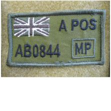 Zap Badge Military Police Multicam Flag