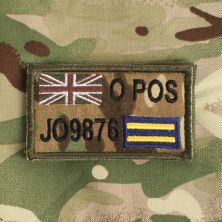 Zap Badge QOY Queens Own Yeomanry TRF Multicam Union Flag