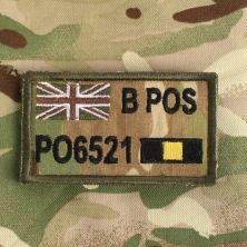 Zap Badge 2 Royal Anglians TRF Multicam Union Flag