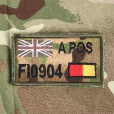 Zap Badge 1 Royal Anglians TRF Multicam Union Flag