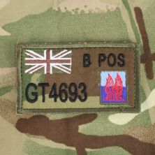 Zap Badge 1st Aviation Brigade TRF Multicam Union Flag