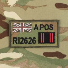 Zap Badge APTC Army Physical Training Corp TRF Multicam Union Flag