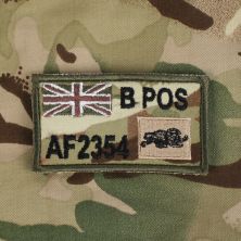 Zap Badge Duke of Lancasters TRF Multicam Union Flag