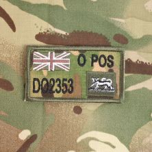 Zap Badge PWRR Tiger TRF Multicam Union Flag