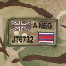 Zap Badge QARANC TRF Multicam Union Flag