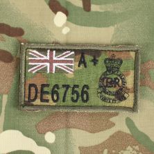 Zap Badge Royal Military Academy Sandhurst RMAS Badge Multicam Union Flag