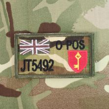 Zap Badge Royal Gibraltar Regiment TRF Multicam Flag