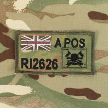 Zap Badge Royal Lancers TRF Multicam Union Flag