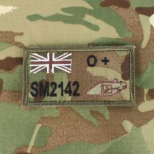 Zap Badge Royal Tank Regiment TRF Multicam Union Flag