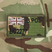 Zap Badge UK Multicamo Flag Mulitcam Background