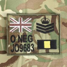 ZAP Sleeve Panel MTP Multicam Flag 2 Royal Anglians TRF