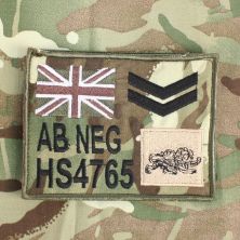 ZAP Sleeve Panel MTP Multicam Flag Duke of Lancasters TRF