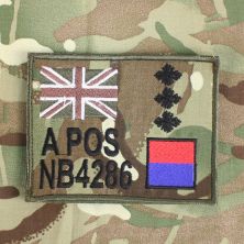 ZAP Sleeve Panel MTP Multicam Flag Royal Artillery TRF
