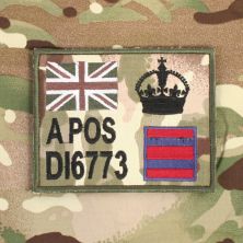 ZAP Sleeve Panel MTP Multicam Flag Royal Engineers TRF