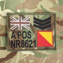 ZAP Sleeve Panel MTP Multicam Flag Royal Regiment of Fusiliers TRF
