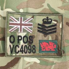 ZAP Sleeve Panel MTP Multicam Flag Royal Welsh TRF