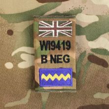 ZAP Virtus Vest MTP Badge Royal Scots Dragoon Guards TRF