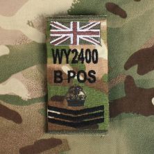 ZAP Virtus Vest MTP Badge Union Flag Staff Sergeant