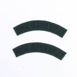 WD739 2nd Royal Ulster Rifles Shoulder Titles