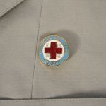 AB701 Red Cross HR Volunteer pin badge