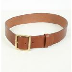 AG1108 1940s Brown Leather Garrison Belt