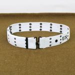 AG462 M1936 White Pistol Belt MP