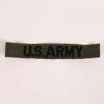 AV069 US Army Name Tape Green