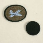 BE1112 Oxs & Bucks Glider Badge and Beret Backing