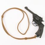 BE156 British Khaki Webley and Enfield Pistol Lanyard