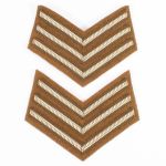 BE606 British WW2 and WW1 Sergeant Rank Stripes