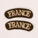 BE613 France Shoulder Titles