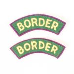 BE663 Border Reg Shoulder Titles