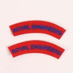 BE706 Royal Engineers Shoulder Titles